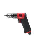 Air Power Drill With 1 Quarter Inch Keyed Chuck, Pistol Handle Grip, 0.31 HP And 230 W Motor, 3300 RPM, side view