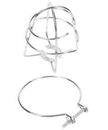 No Fuss Setup Fire Sprinkler Head Protector Cage Cover Clamps Fast Without Any Tools showing sturdy steel cage and clamp for safety.
