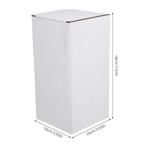 10 Pack Beefy Heavy Duty Corrugated Cardboard Shipping Boxes 7x4x4 Inch Box Mailers for Shipping Packing and Storage, side view