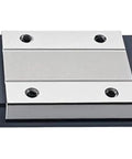 Heavy Duty Linear Block And Guide Slider Kit With RSR7N Bearing For Smooth Precision Motion In CNC Machines 3D Printers And Robotics Projects For No Fuss Seamless Linear Motion Across Heavy Duty Setups. Black metal linear block and guide slider with RSR7N bearing