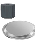 Built Tough 27 Inch Fire Pit Lid Cover With 600D Oxford Fabric Weatherproof Shield For Yukon 27 Inch Fire Pit Stainless Steel Portable Accessory