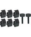 Heavy Duty Hood Bumper Kit With Front Left Right Rubber Black Cushions Perfect For Jimmy Blazer K25 Pickup Truck To Keep Lid Secure And Smoother Fit. 8-piece set