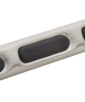 Close-up of handle on 16 Inch Stainless Steel Grab Bar For Bathtub And Shower With Comfort Grip, Heavy Duty Handicap Safety Bar