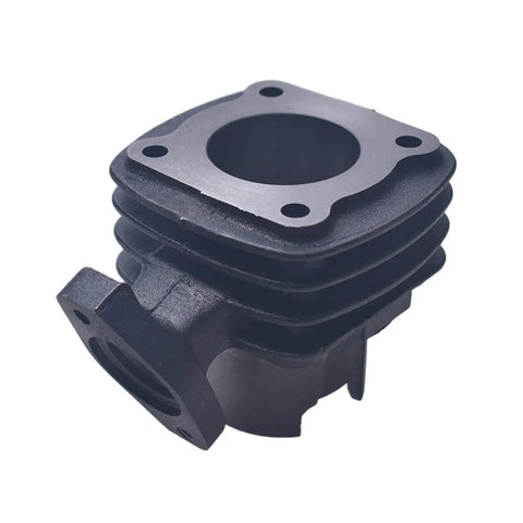 Black steel cylinder in Honda 50cc Top End Cylinder Kit With Piston Rings Wrist Pin And Circlips For NQ50 Spree And Elite SB50 SB50P 1984 1990 Replaces OEM 12101 GK8 000 12251 GN2 000 Complete Repair Solution