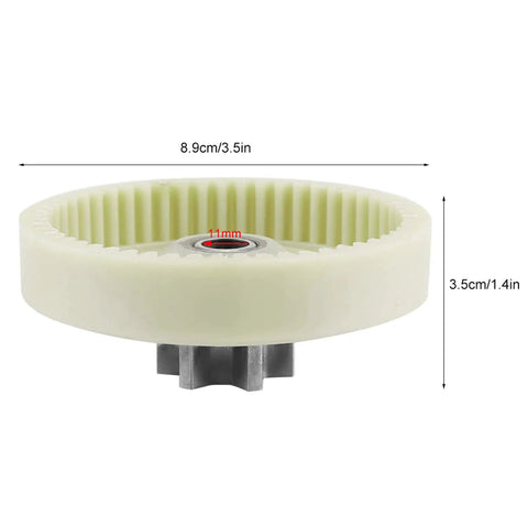 Heavy Duty Replacement Drive Gear for Plastic Electric Chainsaw with ABS Inner Sprocket, Fits 107713-01, 717-04749, side view