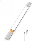 Under Cabinet Lighting With 2200mAh Rechargeable Battery, 76 LED Dimmable Closet Lights, 3 Color Temperatures, motion sensor