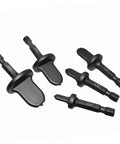 5 Piece HVAC Tube Expander Kit With Pro Flaring Tool And Swaging Bits For Tube Flaring Made Of Bearing Steel Rugged And Easy