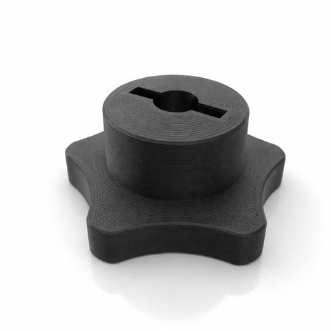 Heavy Duty Valve Release Knob For Bottle Jacks Compatible With 6, 12, And 20 Ton Hydraulic Presses 3/8 Inch Dia Screws Replacement ABS Construction Easy Grip Durable Industrial Grade