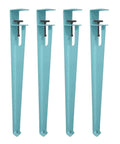 Sleek F Shape Metal Table Legs Set Of Four With Quick Install And Zero Drill Hassle For Modern Diy Dining Coffee Console Tables, 71 cm tall.