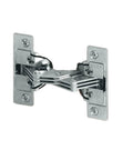 Close-up of Two Pack Cabinet Miter Hinges Zinc Alloy Heavy Duty Double Furniture Hinge Set For Cabinets Smooth Operation Durable Metal Hardware