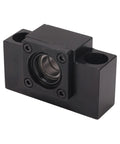 Ball Screw Support Block For SFU1605 And SFU1204 With Carbon Steel Construction C7 Precision Stable Rotation Bearing Lock Mount