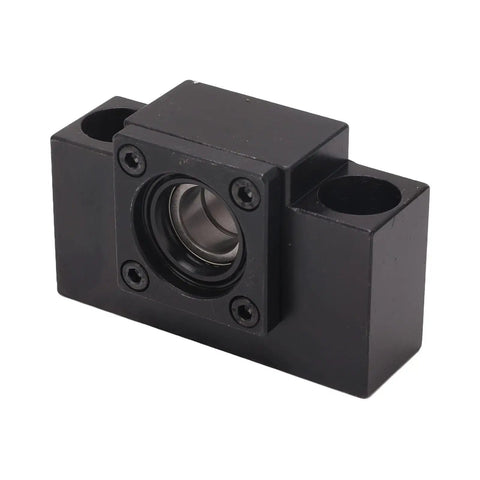 Ball Screw Support Bracket for SFU1605 SFU1204 With C7 Type Accuracy Built Tough Carbon Steel Construction Stable Rotation Bearing Block