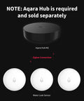 3 Pack Water Leak Sensor Kit With Zigbee Connectivity For Smart Home Alarm Systems, smart leak sensors with Aqara Hub M2