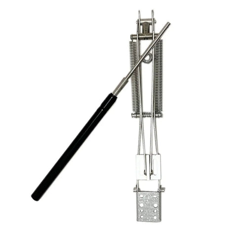Automatic Greenhouse Vent Opener Solar Powered Kit showing dual spring durable galvanized steel for climate control