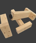 Adjustable T Shaped Furniture Leg Set for Beds, Cabinets and Tables, Solid Wood Built Tough Heavy Duty Replacement Legs