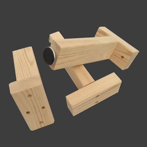 Adjustable T Shaped Furniture Leg Set for Beds, Cabinets and Tables, Solid Wood Built Tough Heavy Duty Replacement Legs