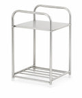 Dope Metal Storage Rack With Wheels Portable Floor Standing Organizer in minimalist steel design for home or garage use