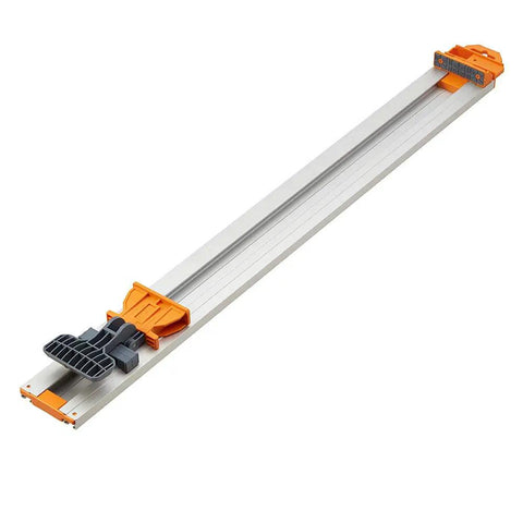 NGX 24 Inch Clamp Edge With T Track For Precise Rip Cuts And Pro Grade Versatile Guide For Circular Saws Routers And Jigsaws White Finish With Durable Aluminum Construction And Easy Mounting, aluminum clamp edge guide
