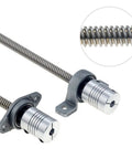 Heavy Duty T8 Lead Screw Horizontal Kit With 2mm Pitch And 8mm Diameter For Your DIY 3D Printer And Engraving Rig To Build A Sick Machine Setup Fast, stainless steel lead screw and coupler