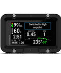 Descent X50i Dive Computer With A 3-Inch Color Touchscreen displaying dive data, 20 ATM Depth Rating, Sapphire Lens visible