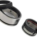 No Fuss 1G325-4470035 Mechanical Seal For Rotary Water Pump Shaft Replacement showing two stainless steel seals with rubber gaskets.