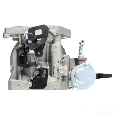 Rock Solid Generator Carburetor Straight Swap Replacement For 6500 Watt Electric Portable Generator Engine Parts durable steel build shown from the side.