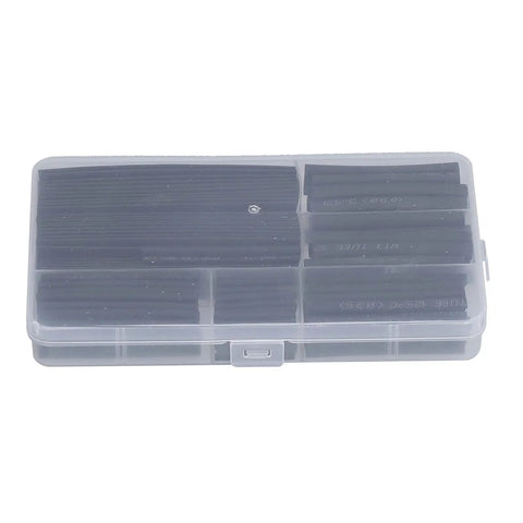 Must Have 170Pcs Heat Shrink Tubing Kit For Pro Grade Electrical Insulation Super Durable Polyethylene That Protects Wires From Overheating And Damage Perfect For Daily Auto Maintenance And Heavy Duty Cable Repair Jobs. 170-piece polyethylene heat shrink tubing kit in a plastic case