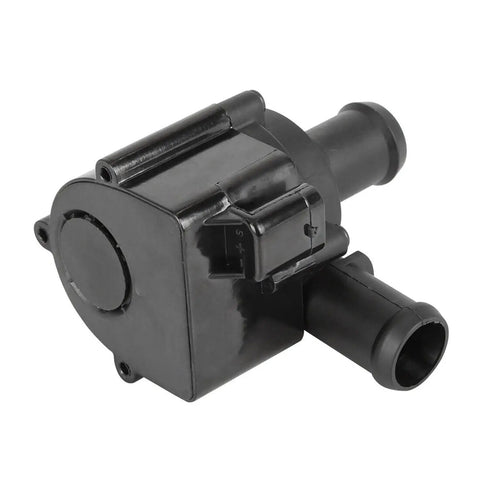 Straight Up Beefy Electric Coolant Water Pump Engine Auxiliary Replacement Smooth Ride Fits Audi A4 A5 A6 A7 A8 Q5 Q7 Q8 S4 RS4 RS5 R8 Aftermarket Oe 06H121601N close-up view.