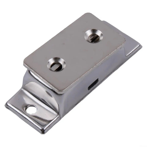 Built Tough Heavy Duty Magnetic Door Catch For Cabinets And Pantries With 304 Stainless Steel Triple Magnet System Strong Hold For Kitchen Cabinets Sliding Glass Doors RVs And Pet Safe Everyday Use
