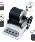 Pro Grade Rock Tumbler Kit For DIY Stone Polishing With Timer Buttons Electric Gemstone Polisher Rock Tumbler Machine With EU Plug