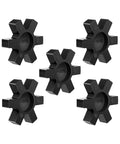 Flexible NBR Rubber Spider Insert For L Jaw Coupling L Jaw Coupler 5Pcs Center Insert Cushion And Shock Absorption