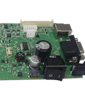 Premium Heavy Duty Motherboard Replacement For Zebra Lp2824 And Tlp2824 Plus Barcode Printers, green circuit board close-up.