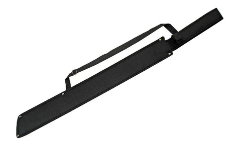 Cord Wrapped Ninja Sword With Sheath Black 29 Inch Overall Length 21 Inch Stainless Steel Blade sheath with strap