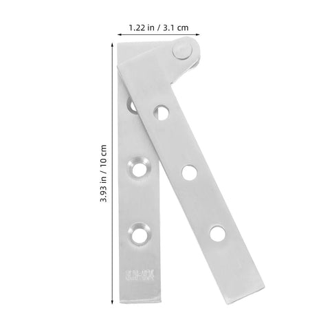 4 Pack Frameless Pivot Hinges For Hidden Doors And Cabinets With Thickened Design And Smooth Operation Concealed Rotating Hinges
