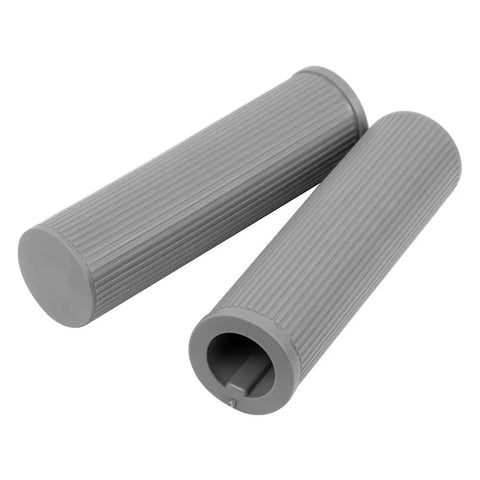 Anti-Slip Rubber Handlebar Grip Set For Mi4 Pro Electric Scooter Light Gray, Easy Install Non-Slip Handlebars Sleeve pair
