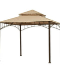 Durable 350 Denier Beige Replacement Canopy Top for Summer Veranda 10 X 10 Gazebo Models L-GZ093PST G-GZ093PST TGZ093 Custom Fit