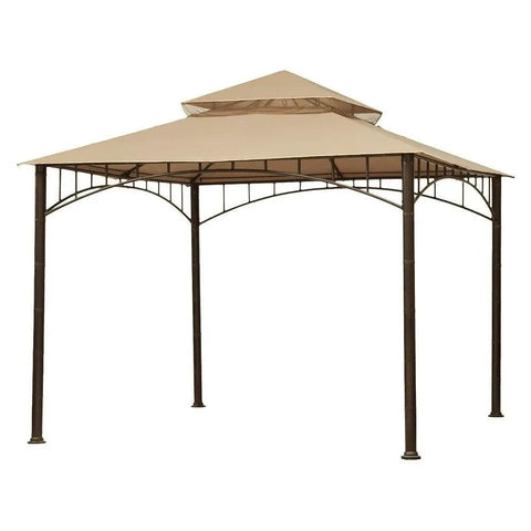 Durable 350 Denier Beige Replacement Canopy Top for Summer Veranda 10 X 10 Gazebo Models L-GZ093PST G-GZ093PST TGZ093 Custom Fit