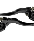 Beefy 7/8 Inch 22mm Universal Clutch And Brake Lever Perch for Honda CRF and XR series, side view showing black levers and hardware