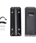 Rock Solid Electric Bike Controller Case pieces with screws and brackets, heavy duty plastic for mountain e bikes and scooters.