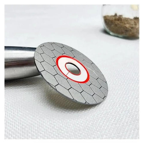 65mm Diamond Cutting Disc For Dry And Wet Grinding, Double Sided Saw Blade For Ceramic Tile And Granite, Diamond Grinding Plate, Pro Grade, Heavy Duty, Durable Grinder Tool For Smooth Flat Cuts, 13mm bore