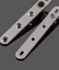 Detachable Wood And Stainless Steel Pivot Hinge With Upper And Lower Metal Hinges Heavy Duty Rotating Door Hardware In Silver Finish