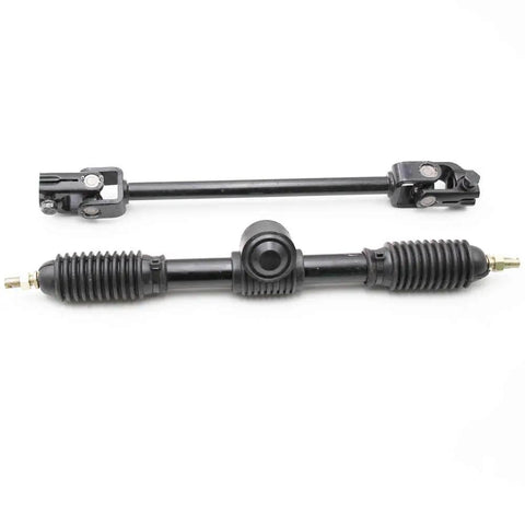 Go Kart Steering Rack Pinion Kit With Adjustable Rack Shaft And Tie Rods For 110cc To 150cc Go Karts Golf Carts Buggy And UTVs Replacement Gear Heavy Duty
