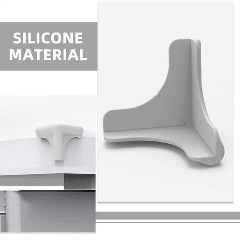 Silicone Corner Guards 8 Pack For Furniture Edges And Kitchen Table Corners Soft Cushioned Protectors Against Bumps And Collisions