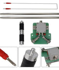 Components of 7-54MHz 200W Portable Dipole Antenna With Stainless Steel Telescopic Design for UV Band Horizontal Polarization SWR Under 1.5