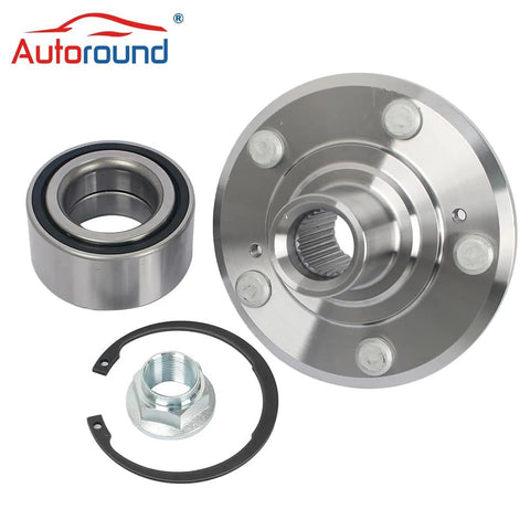 Pair Front Wheel Bearing Hub Assembly 29596048 Fits 1997 To 2001 Honda CR V And Prelude Premium Replacement With OE Style Bearings