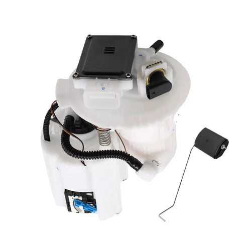 Electric Fuel Pump Module Assembly Fits Kia Optima And Hyundai Sonata 2015-2019, white assembly with electrical connectors.