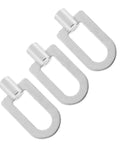 Three Piece Auto Dent Puller Rings Kit Aluminum Welding Dent Puller Tool Set For Auto Body And Sheet Metal Repair shown on white background