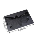 Black Butterfly Shaped Paving Mold For Garden Paths And Walkways, Reusable Concrete Stepping Stone Mold for patios, walkways