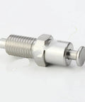 Workhorse Indexing Plunger With Hand Retractable Spring Pin Locking Screw Precision Threaded Bolt for CNC Machining close-up view.