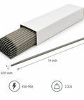 Heavy Duty E6013 Welding Rods 3/32 Inch Diameter By 14 Inches for Carbon Steel Arc Stick Electrodes in a box.